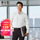 雅戈爾襯衫男士春夏青年男長(cháng)袖襯衫素色含桑蠶絲面料柔軟舒適 本白素色VLZS114815BBY 41 （175/96Y）