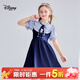 迪士尼（Disney）朱迪兔子警官連衣裙子女童裝春2026新款洋氣禮服裙子網(wǎng)紗童裝長(cháng)裙 藏青色 短袖款 110