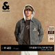 杰克·瓊斯（JACK&JONES）春季款男裝棉衣舒適百搭外套通勤潮衣身滿(mǎn)印上衣225409046 E04深鷗灰 M （175）