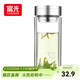 富光雙層玻璃杯 大容量高硼硅玻璃泡茶杯子 帶茶隔商務(wù)辦公水杯男女士