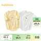 巴拉巴拉新生兒衣服寶寶包屁衣夏裝薄款三角衣兩件裝清新