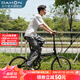 大行（DAHON）D6經(jīng)典折疊自行車(chē)20英寸6速折疊車(chē)成人男女士學(xué)生折疊單車(chē)KBC061 消光黑