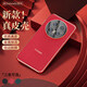 華為適用于華為Mate70Pro手機殼新款金屬標志保護殼Mate60Pro外殼全包鏡頭防摔輕奢中國紅手機套m7 【中國紅】頭層牛皮玻璃鏡頭 華為Mate 70