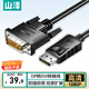 山澤DP轉DVI轉換線(xiàn)1.5米 Displayport轉DVI公對公高清轉接頭插口電腦接顯示器屏轉換器投影連接線(xiàn)DVP15