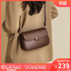 愛(ài)情海牛皮包包女包豆腐包單肩包斜挎小方包生日禮物高級感送女友老婆 【棕色】品牌百搭小眾實(shí)用 休閑小包輕便簡(jiǎn)約時(shí)尚高檔潮流ck風(fēng)
