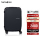 新秀麗（Samsonite）行李箱20英寸拉桿箱時(shí)尚寬拉桿旅行箱包UF1黑色密碼登機箱