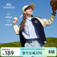 英氏（YEEHOO）女童外套兒童棒球服春裝學(xué)院風(fēng)時(shí)尚中大童休閑女孩上衣春春季新款 字母棒球 深藍 165