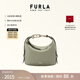 芙拉（FURLA）【禮物】NUVOLA牛皮迷你小包女士潮流手提包小拎包高級感 綠色