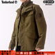 添柏嵐（Timberland）沖鋒衣男春季新款戶(hù)外徒步登山服三合一外套裝立領(lǐng)防風(fēng)工裝夾克 A2H9M302/深橄欖綠色/棉內膽 L 180