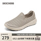 斯凱奇（Skechers）男款春季網(wǎng)面透氣休閑運動(dòng)鞋健步鞋懶人一腳蹬216700