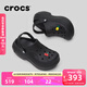 卡駱馳（CROCS）貝拉洞洞鞋沙灘鞋包頭女鞋厚底拖鞋|210062 黑色-001 37 (230mm) 38
