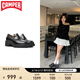 CAMPER【博主同款】女鞋Milah增高皮鞋女厚底樂(lè )福鞋粗跟單鞋 黑色002 38