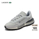 LACOSTE【王一博同款】法國鱷魚(yú)男鞋25春夏新款男式皮革運動(dòng)鞋|49SMA0002 08C/淺灰色/灰色 40 6.5