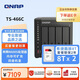威聯(lián)通（QNAP）TS-466C 四盤(pán)位8G內存16T四核心奔騰銀牌處理器網(wǎng)絡(luò )存儲服務(wù)器NAS手機擴容（含希捷酷狼硬盤(pán)8T*2）