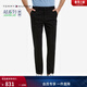 Tommy Hilfiger秋冬男裝都市經(jīng)典商務(wù)通勤彈力斜紋修身顯瘦西褲長(cháng)褲休閑褲 黑色001 -修身版-拍大一碼 31 (2.4尺)