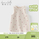 戴維貝拉（DAVE＆BELLA）兒童毛絨針織背心裙冬季新年洋氣女寶寶螞蟻絨連衣裙女童裙子 米白【現貨】 100 cm（建議身高90-100cm）