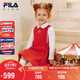 FILA斐樂(lè )兒童童裝連衣裙2026年春季女小童兩件套連衣裙