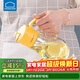 樂(lè )扣樂(lè )扣(LOCK&LOCK)大容量玻璃油壺可拆洗防滑油瓶醬油調味壺550ml黃色