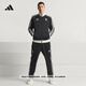adidas尤文圖斯足球休閑文化復古連帽夾克外套男秋冬新款阿迪達斯