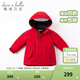 戴維貝拉（DAVE＆BELLA）女童羽絨服男童90絨保暖羽絨衣兒童冬裝幼兒新年寶寶冬季外出服 中國紅DB16448 110 cm（建議身高100-110cm）
