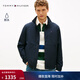 Tommy Hilfiger【戶(hù)外防水】26春夏新款男女休閑運動(dòng)輕薄立領(lǐng)徒步夾克外套 藏青色DW5 L （推薦：150-165斤）