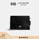 蔻馳（COACH）奧萊女士女包纖巧型單肩斜挎包 SV/黑色