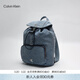 Calvin Klein女包美式復古潮流旅行ck字母大容量牛仔雙肩包 VGO-牛仔淺藍 OS