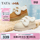 他她（TATA）小白兔雪地靴毛毛加絨鞋厚底棉鞋冬天女士保暖鞋CUB01DM5 米色（仿毛里） 37