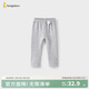 童泰（TONGTAI）女寶寶打底褲春秋季女童褲子兒童休閑外出加厚長(cháng)褲百搭童裝 花灰 80