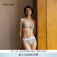 Calvin Klein內衣【摩登引力帶】女士ck棉質(zhì)襠防夾臀半包臀內褲女 P7A-椰青灰 L