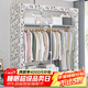 蝸家衣柜家用臥室簡(jiǎn)易布衣柜現代簡(jiǎn)約出租房用鋼管加粗加固組裝收納柜