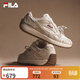 斐樂(lè )（FILA）楊冪同款女鞋休閑鞋2026春季新款藤蘿鞋簡(jiǎn)約時(shí)尚薄底鞋阿甘鞋 雪白/樺樹(shù)棕-SB 37.5