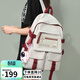 愛(ài)情海雙肩包女初中背包電腦包大學(xué)生旅行大容量帆布輕便書(shū)包女休閑時(shí)尚