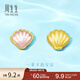 周生生黃金耳釘足金愛(ài)情密語(yǔ)貝母貝殼耳釘93526E定價(jià)