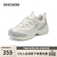 斯凱奇（Skechers）摩卡熊女鞋厚底老爹鞋學(xué)院風(fēng)增高透氣運動(dòng)小白鞋150231