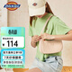 Dickies單肩包女斜挎包百搭小巧老花滿(mǎn)印手提腋下包通勤旅行小包 奶油粉