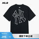MLBT恤男女情侶運動(dòng)LOGO百搭休閑女神節禮物3ATSB7053-50BKS-M