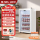 美時(shí)達立式冰柜冷凍柜小型雪糕冰激凌展示柜商用單門(mén)玻璃展示柜速凍柜防霧瘦長(cháng)不占地超窄節能冰箱 【98升】-22-0℃小型冷凍柜【白色】
