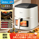 美的（Midea）空氣炸鍋家用炸鍋 5L可視窗新款免翻面全金屬內腔 蒸汽嫩烤炸大容量多功能微蒸烤一體自營(yíng) KZC5089