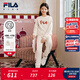 斐樂(lè )FILA【套裝】FILA兒童衛衣衛褲2026年春季新款男女童中大童新年款 麥芽糖白-IV 140