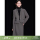 自巧小個(gè)子設計感無(wú)袖連衣裙短西裝時(shí)髦套裝女2024早秋新款半身裙 水貂灰外套 XS (2碼)