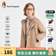 暇步士（Hush Puppies）【京東專(zhuān)供】童裝兒童男大童春秋舒適時(shí)尚經(jīng)典款薄三防風(fēng)衣外套 暖卡其 170 cm