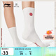 李寧韋德中長(cháng)襪吸濕透氣刺繡彈力襪(拆封后不予退換貨)AWLU013
