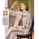 俞兆林中老年女裝2026春媽媽裝休閑運動(dòng)套裝翻領(lǐng)燙鉆兩件套 Y61K187