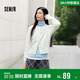 森馬（Semir）森柔|針織開(kāi)衫女冬季短款絞花肌理圓領(lǐng)毛衫打底上衣101724106001