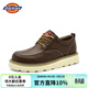 Dickies男士工裝鞋男鞋休閑鞋子男英倫男潮流男士馬丁鞋 深棕 38 