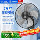 鉆石牌（DIAMOND）壁扇壁掛風(fēng)扇掛壁式電風(fēng)扇家用客廳墻壁搖頭掛扇掛式工業(yè)電扇大風(fēng)力宿舍餐廳學(xué)校商鋪ZM
