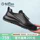 金利來(lái)男鞋男士休閑鞋都市時(shí)尚防滑耐磨休閑皮鞋G565330563AAA黑色38