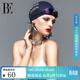 范德安（BALNEAIRE）硅膠游泳帽女款防水護耳抗氯專(zhuān)業(yè)長(cháng)發(fā)舒適不勒頭時(shí)尚游泳館 YM001 深紫藍