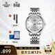 依波（EBOHR）手表男大師系列生日禮物男士自動(dòng)機械腕表國表商務(wù)禮盒送男友禮物 白盤(pán)男表 51751418